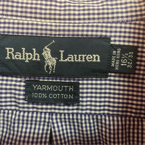 Polo Ralph Lauren Classic Fit Yarmouth Cotton Dress Shirt Men’s 16 1/2 32/33 - Picture 3 of 4